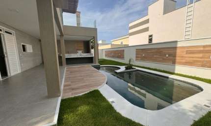 Casa em condomínio fechado com 4 quartos à venda na Avenida Cícero Sá, 2040, Alphaville Eusebio, Eusébio