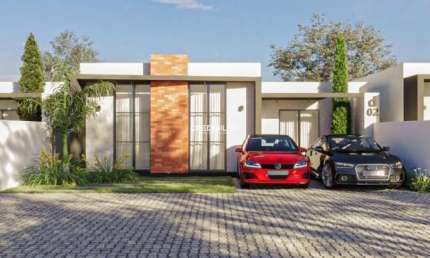 EXCELENTE CASA,  EM CONDOMÍNIO FECHADO COM 3 DORM 2 VAGAS GARAGEM!