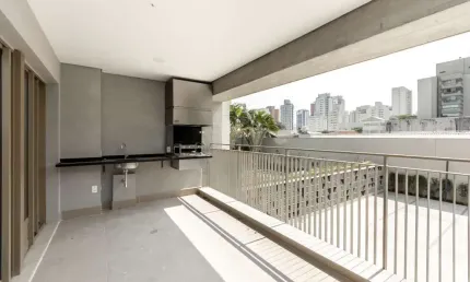 Apartamento tipo para venda e locação em Indianópolis com 2 quartos, sendo 2 suítes, 102m²