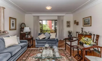 Apartamento tipo para venda em indianópolis com 4 quartos, sendo 3 suítes, 210m²