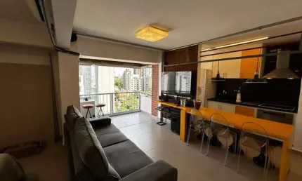 Apartamento tipo para venda em moema com 1 quarto, 45m²