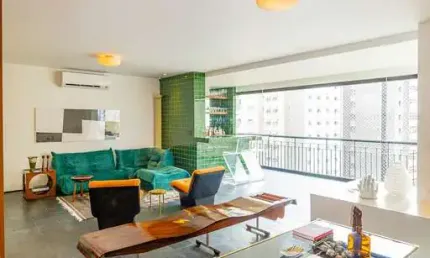 Apartamento tipo para venda em Brooklin com 3 quartos, sendo 3 suítes, 218m²