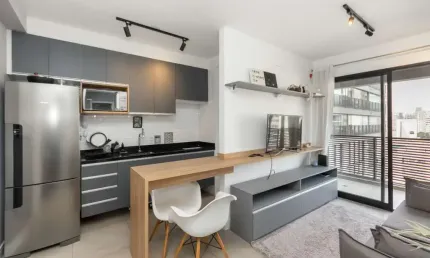 Apartamento tipo para venda em Vila Mariana com 1 quarto, sendo 1 suíte, 46m²