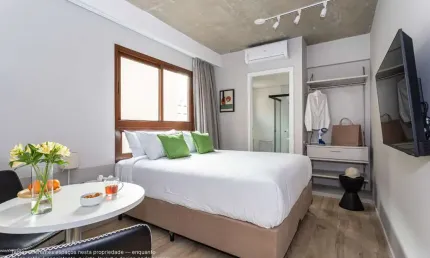 Studio para venda em jardins com 1 quarto, sendo 1 suíte, 25m²