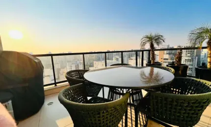 Cobertura para venda em moema com 4 quartos, sendo 4 suítes, 358m²