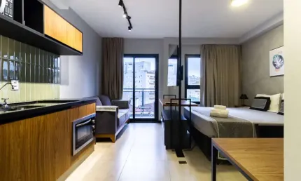 Apartamento tipo para venda em higienópolis com 1 quarto, 30m²