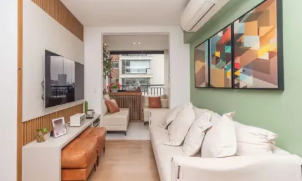 Apartamento tipo para venda em Água Branca com 2 quartos, sendo 1 suíte, 61m²