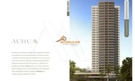 Aurum empreendimento, lançamento 127m² ou 129m² codigo: 103907