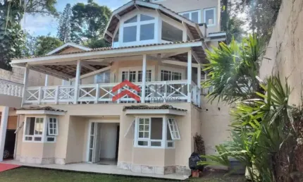 Casa em condomínio fechado com 5 quartos à venda na rua itapemirim, 1379, granja carneiro viana, cotia por r$ 1.250.000