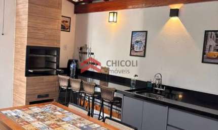 Casa em condomínio fechado com 2 quartos à venda na Avenida Doutor Odair Pacheco Pedroso, 2626, Vila Monte Serrat, Cotia por R$ 375.000
