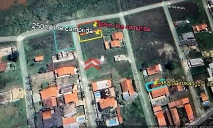 Terreno à venda na rua tamandare, 18, balneário são januário, ilha comprida por r$ 55.000