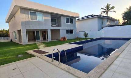 Casa em condomínio fechado com 4 quartos à venda na Rodovia BA-099 - Estrada do Côco, Abrantes, Camaçari