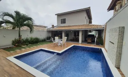 Casa em condomínio fechado com 4 quartos à venda na Avenida Luiz Tarquínio Pontes, 9, Buraquinho, Lauro de Freitas