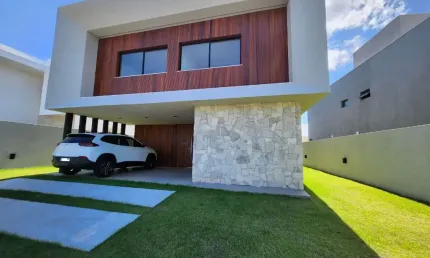 Casa em condomínio fechado com 4 quartos à venda na Rua Caraíva, 2, Abrantes, Camaçari