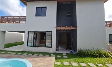 Casa em condomínio fechado com 5 quartos à venda na Avenida Praia de Itapoan, 13, Miragem, Lauro de Freitas