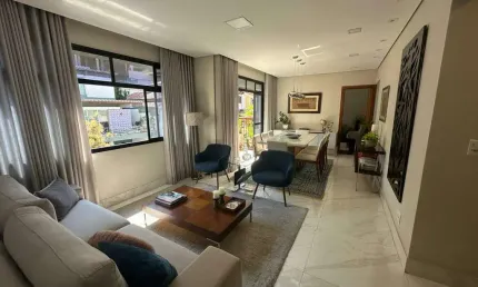 Apartamento à venda, 4 quartos, 1 suíte, 2 vagas, Grajaú - Belo Horizonte/MG