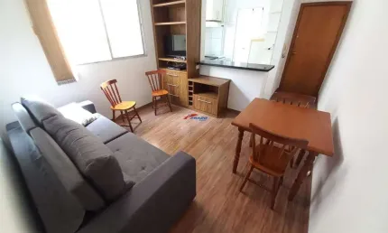 Apartamento com 1 quarto para alugar na Rua Belfort Roxo, Nova Granada, Belo Horizonte