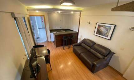 Flat com 1 quarto para alugar na Rua Professor Moraes, Funcionários, Belo Horizonte