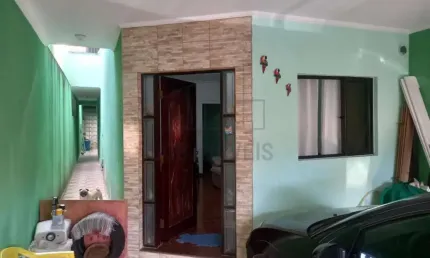 Sobrado para Venda em Santo André, Jardim Alzira Franco, 3 dormitórios, 1 suíte, 1 banheiro, 2 vagas