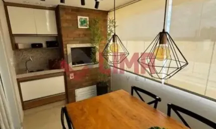 Edifício elara | mobiliado com 2 suítes e varanda gourmet | vila aviação - bauru