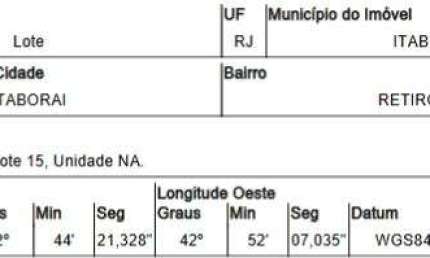 Oportunidade Única em ITABORAI - RJ | Tipo: Terreno | Negociação: Venda Direta Online  | Situação: Imóvel