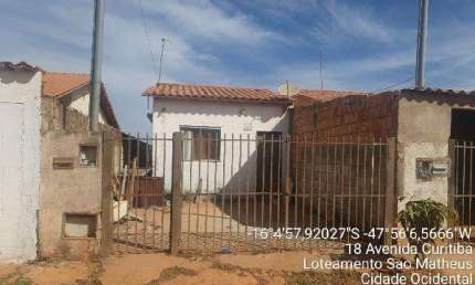 Oportunidade Única em CIDADE OCIDENTAL - GO | Tipo: Casa | Negociação: Venda Direta Online  | Situação: Imóvel