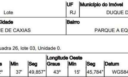 Oportunidade Única em DUQUE DE CAXIAS - RJ | Tipo: Terreno | Negociação: Venda Direta Online  | Situação: Imóvel