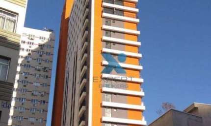 Apartamento tipo Studio à venda, 28 m² por R$ 336.532 - Centro - Curitiba/PR