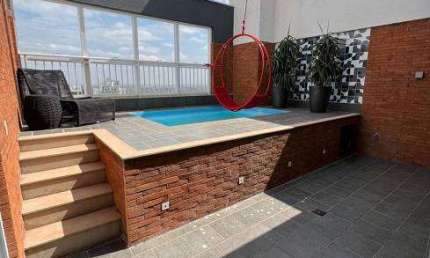 Cobertura duplex com 2 suítes, piscina e churrasqueira - Edifício Villaggio Salerno - Goiabeiras