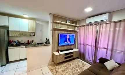 Apartamento de 2 quartos sendo 1 suíte - Condomínio Torres de Madrid - Região do Despraiado - Próximo da Miguel Sutil e Parque Mãe Bonifácia