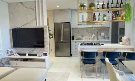 Apartamento com 3 quartos sendo 1 suíte e churrasqueira - Edifício Felicitá - Plaenge - Próximo do Shopping Estação e Goiabeiras