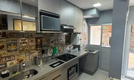 Apartamento de 3 quartos sendo 1 suíte com churrasqueira - Em frente ao Parque Mãe Bonifácia - Edifício Villaggio Di Bonifácia