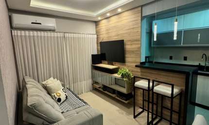Apartamento de 3 quartos sendo 1 suíte e churrasqueira na sacada - Edifício Villaggio Di Bonifácia - Em frente ao Parque Mãe Bonifácia