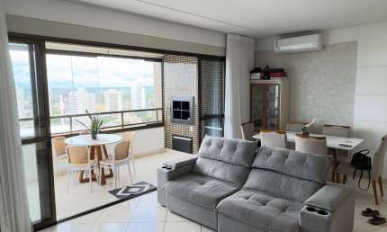 Apartamento com 3 suítes e churrasqueira na sacada - Próximo do Parque Mãe Bonifácia - Edifício Goiabeiras Tower
