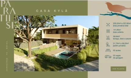 Casa em condomínio beira-mar na praia dos carneiros – viva com pé na areia