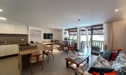 Apartamento duplex mobiliado – beira-mar de muro alto