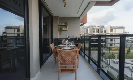Apartamento mobiliado 2 quartos / 1 suíte, cais eco residência em muro alto