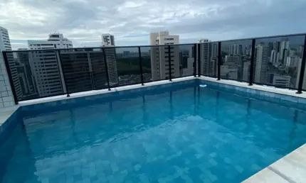 Apartamento com 1 quarto para alugar na rua francisco da cunha, 657, boa viagem, recife, 35 m2 por r$ 2.800