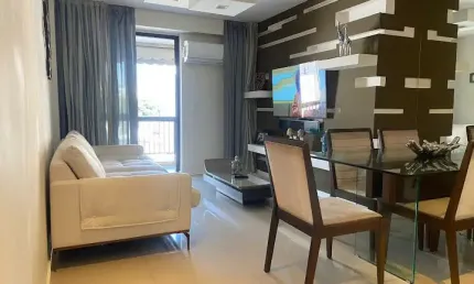 Apartamento 2 quartos 87 metros , suíte e vaga porteira fechada com tudo dentro