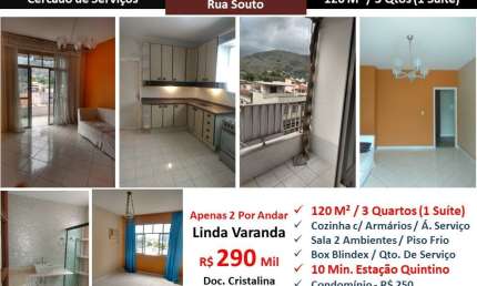 Apartamento com 3 quartos à venda na Rua do Souto, Cascadura, Rio de Janeiro