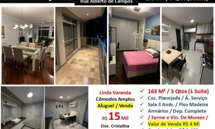 Apartamento com 3 quartos para alugar na Rua Alberto de Campos, Ipanema, Rio de Janeiro