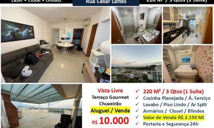 Cobertura com 3 quartos para alugar na Rua César Lattes, Barra da Tijuca, Rio de Janeiro