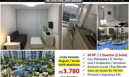 Apartamento com 2 quartos para alugar na Avenida Vice-Presidente José Alencar, Jacarepaguá, Rio de Janeiro
