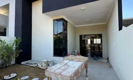 Casa geminada assobradada com 03 quartos no jd monte alto em cambé