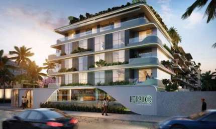 Flats na planta de alto padrão na Beira Mar da Praia de Cabo Branco
