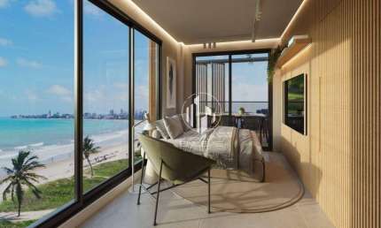 Flat com 1 quarto à venda na Avenida Oceano Atlântico, 930, Intermares, Cabedelo