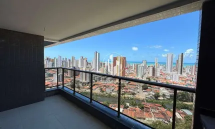 Apartamento Vista Mar com 2 Quartos + Varanda Gourmet em Condomínio Club