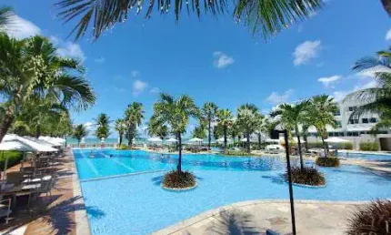 Apartamento Pé na Areia com 2 Quartos Mobiliado e Projetado Praia de Ponta de Campina
