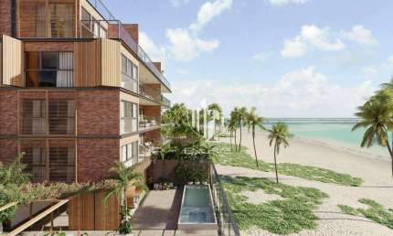 Apartamentos de luxo pé na areia da Praia de Camboinha