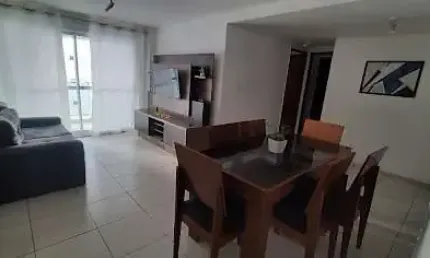 Amplo Apartamento de 73m2 com 2 Quartos Mobiliado, em Tambaú